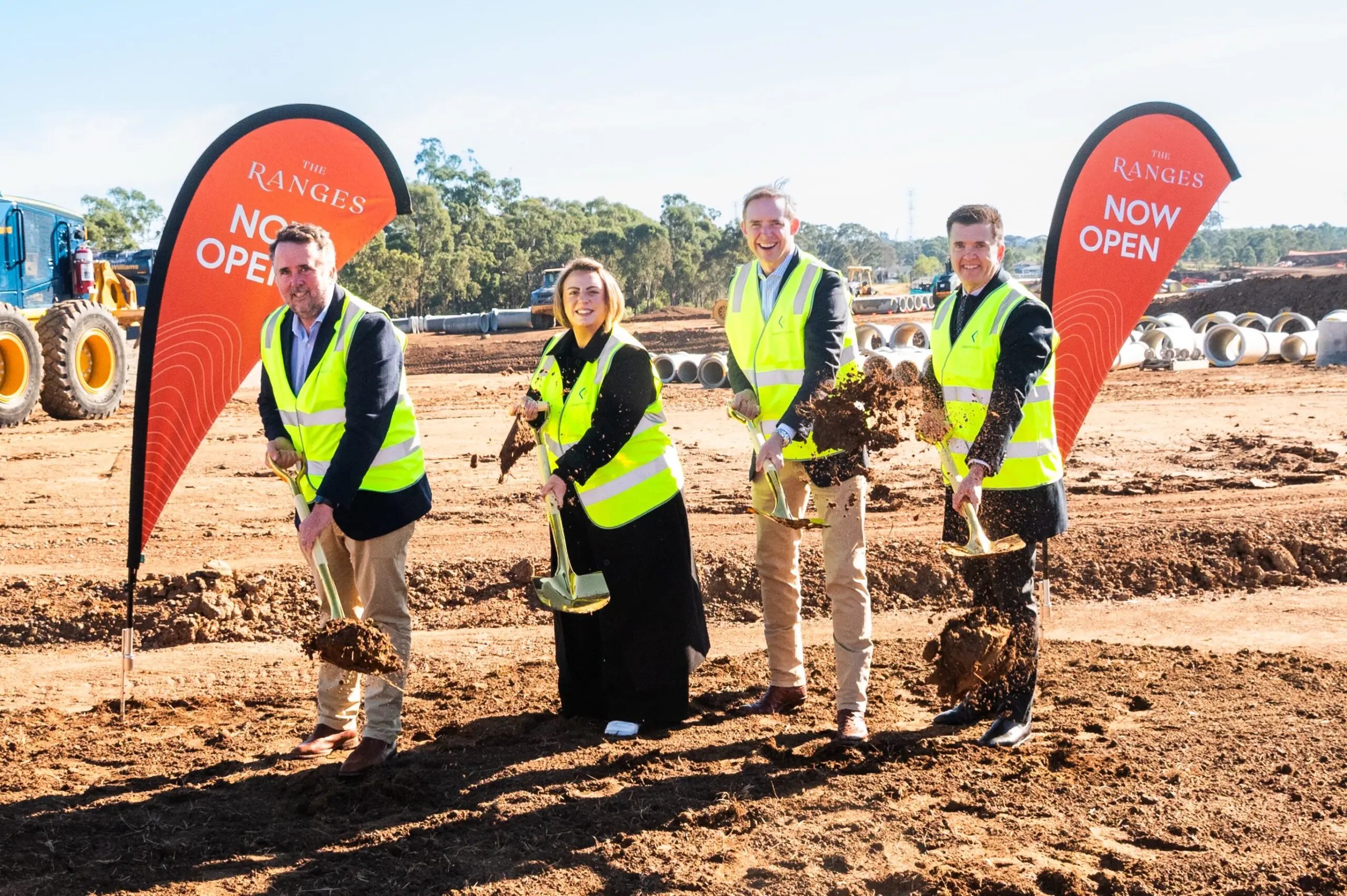 Official Sod Turning Ceremony at The Ranges
